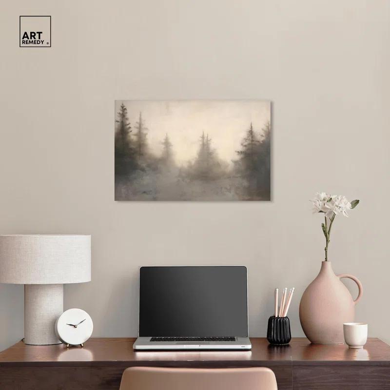 Art Remedy Forest's Breath Canvas Vintage Art Prints by Art Remedy