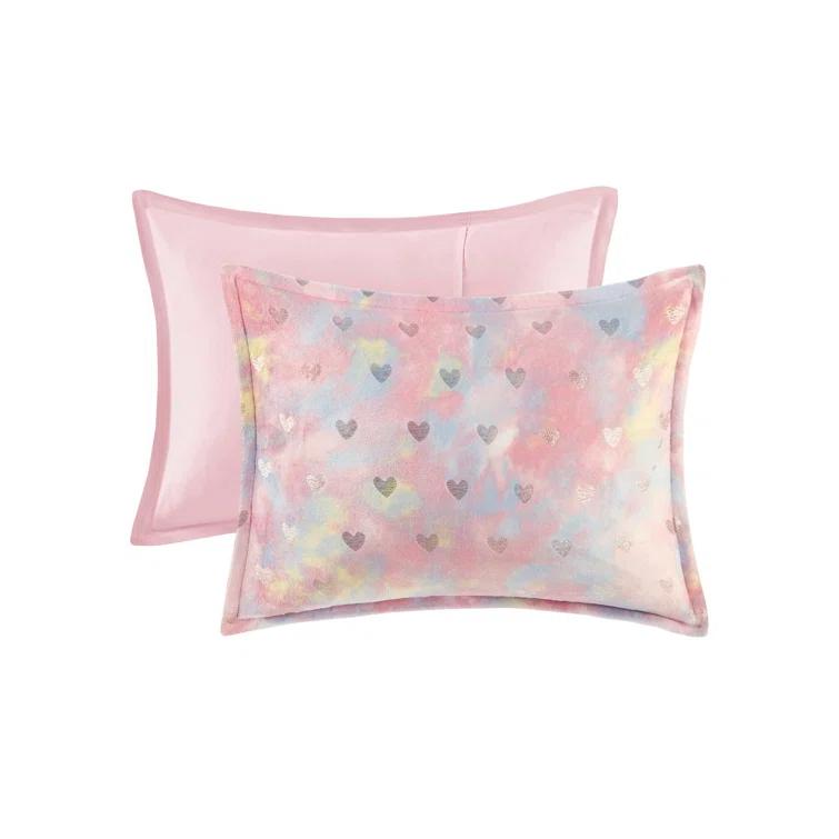 Intelligent Design Rosalie Metallic Printed Plush Comforter Set & Reviews | Wayfair