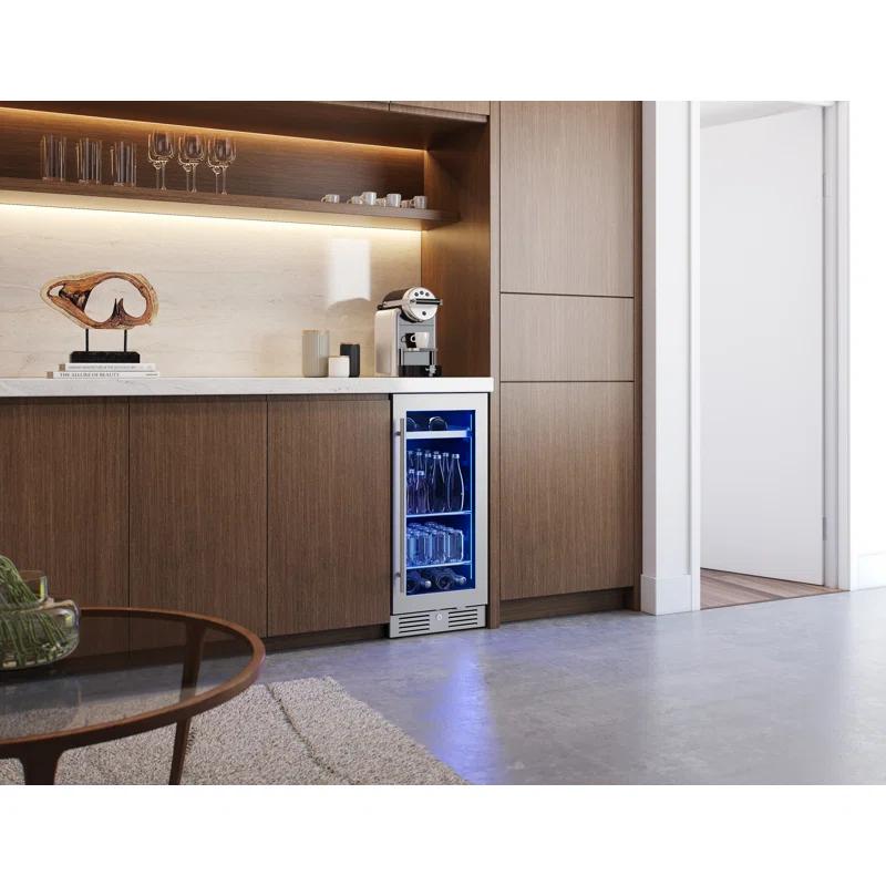 Zephyr Zephyr Presrv 15" 4-Bottle and 64-Can Single Zone Beverage Cooler