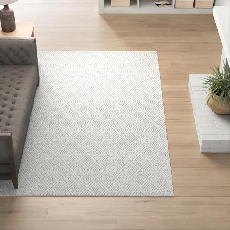 Safavieh Geometric Flat Weave Wool And Cotton With Latex Geometric Rug