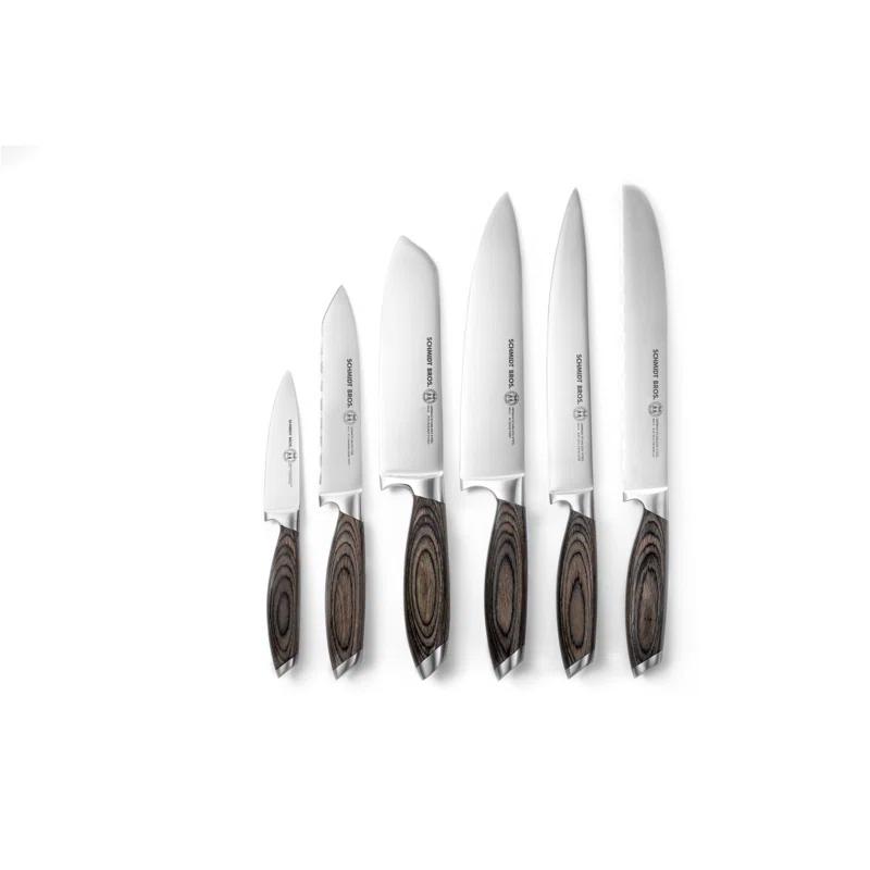 Schmidt Brothers Cutlery Schmidt Brothers™ Cutlery Bonded Ash 7-Piece knife Block Set