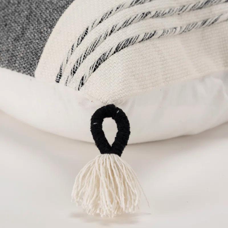 Tassels Cotton Throw Pillow