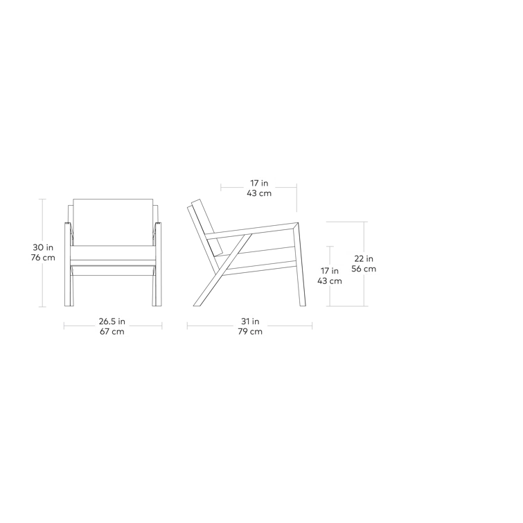 Gus* Modern Truss Chair