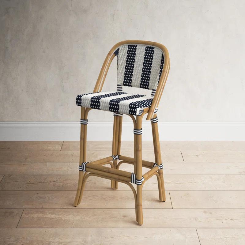 Birch Lane™ Euporie Woven Bar Stool