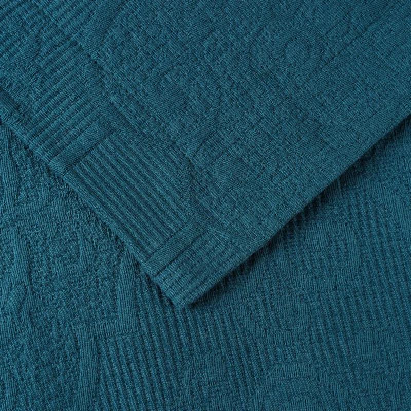 Superior Superior Florin Matelasse Jacquard Scrolling Medallion Cotton Bedspread Set With Pillow Shams