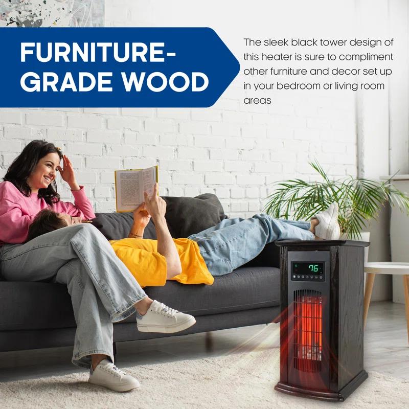 Lifesmart LifeSmart LifePro 1500 Watt 1500 BTU Infrared Quartz Indoor Tower Space Heater
