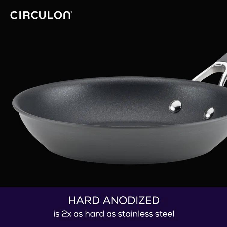 Circulon Circulon Radiance Hard Anodized Nonstick Frying Pans / Skillet Set, 8.5 Inch and 10 Inch