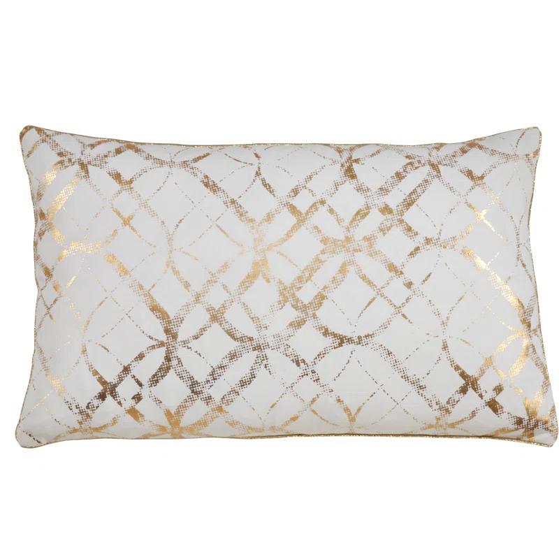 Saro Lustrous Pillow Collection Cotton Throw Pillow