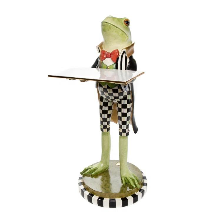 MacKenzie-Childs Fergal the Frog Butler Figurine/Sculpture
