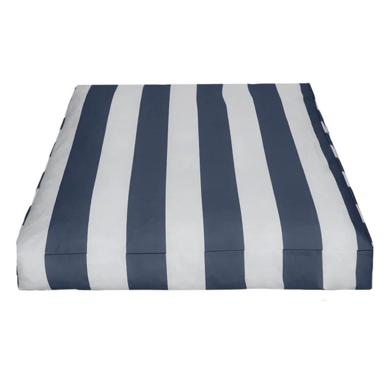 Petmaker PETMAKER Dog Bed - Indoor/Outdoor Striped Dog Bed with Removable Washable Cover and Non-Slip Bottom - 36in Medium Pet Bed
