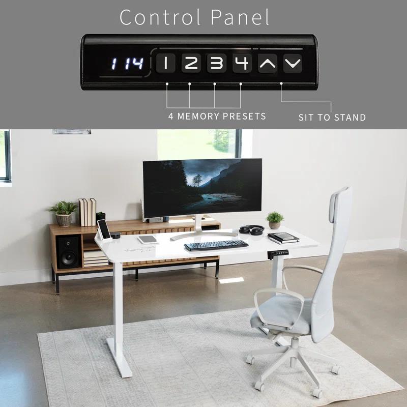 Vivo VIVO Single Motor Electric Desk with Push Button Memory Controller