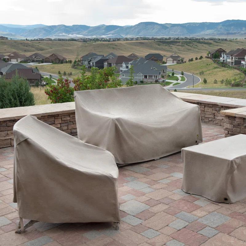 Modern Leisure Modern Leisure Garrison Patio Swivel Lounge Chair Cover,  37.5"L x 39.25"W x 38.5"H, Sandstone