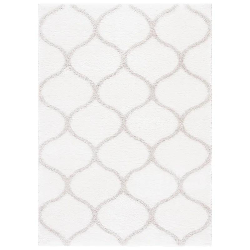Red Barrel Studio® Tahoe Shag Performance Geometric Rug