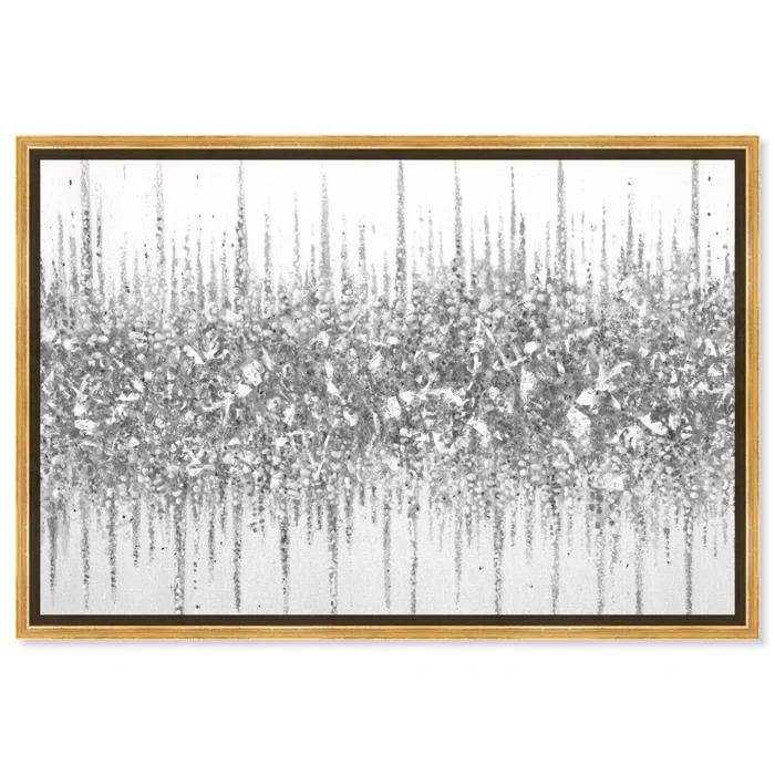 Art Remedy Grey Lines Inspo Canvas Modern Black White Abstract Art by Art Remedy