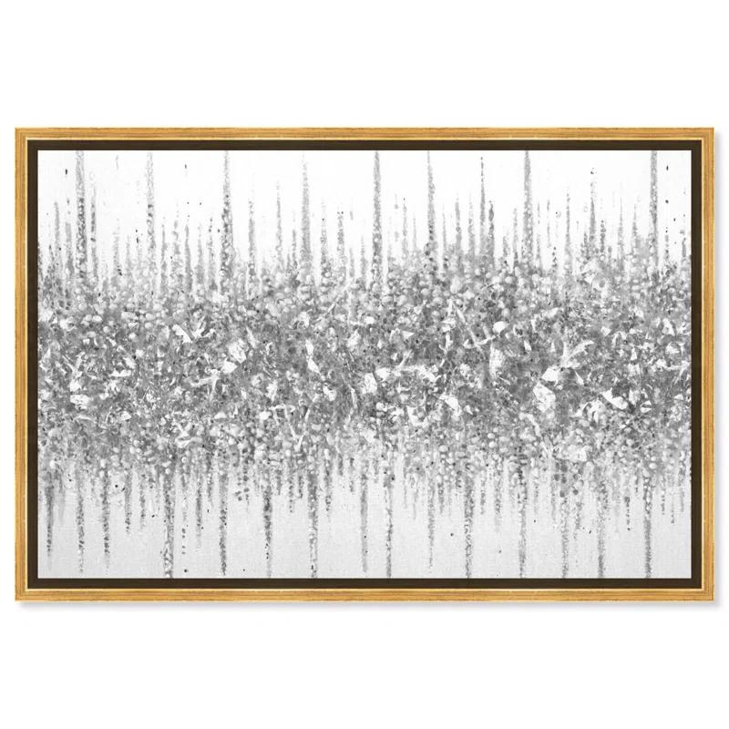 Art Remedy Grey Lines Inspo Canvas Modern Black White Abstract Art by Art Remedy