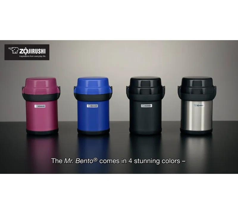 Zojirushi Mr. Bento® Stainless Steel 4 Container Food Storage Set