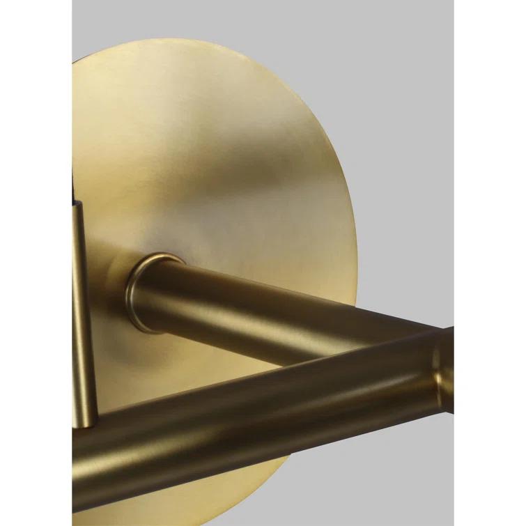 Nodes Large Linear Chandelier by Kelly Wearstler - Burnished Brass