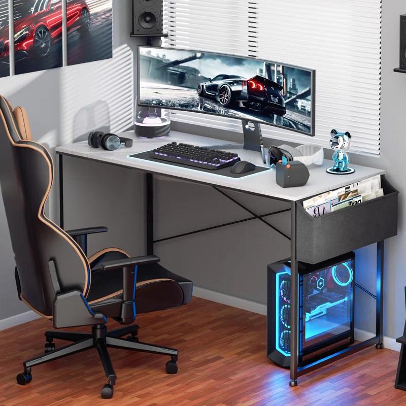 Modern Office Metal Frame Computer Desk