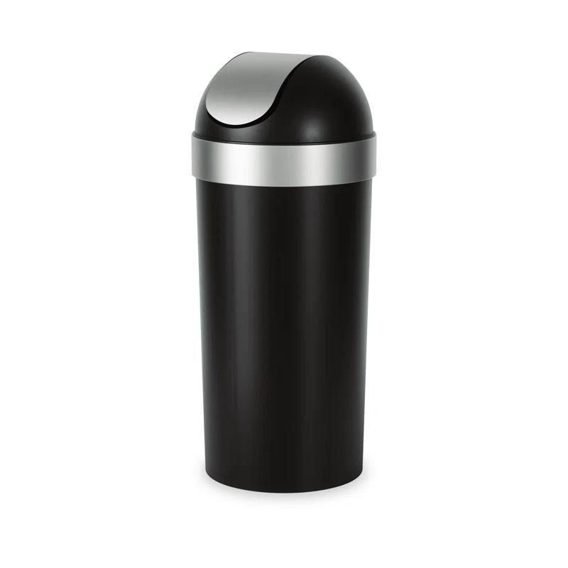 Umbra Venti Plastic Swing Top Kitchen Trash Can - 16 Gallons
