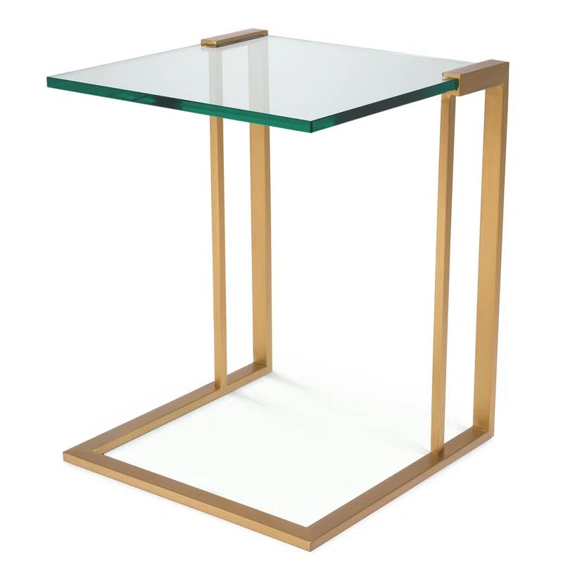 Eichholtz Perry Glass Top End Table