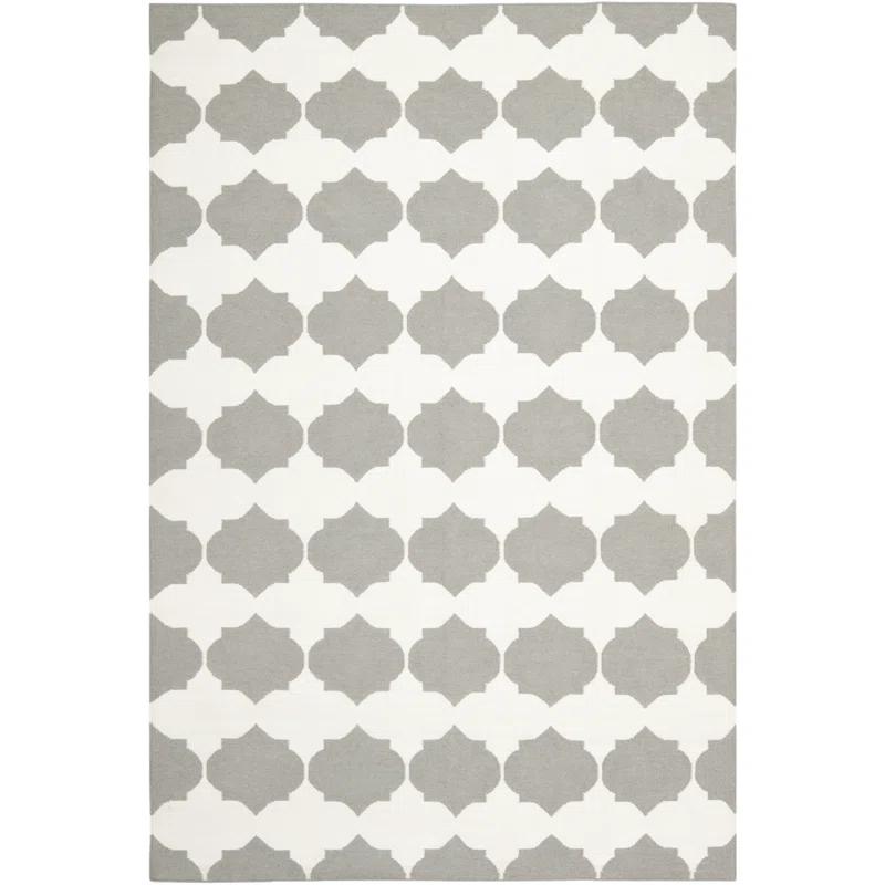 Safavieh Dhurries Hand Woven Flat Weave Banana Silk/Wool/Cotton Rug