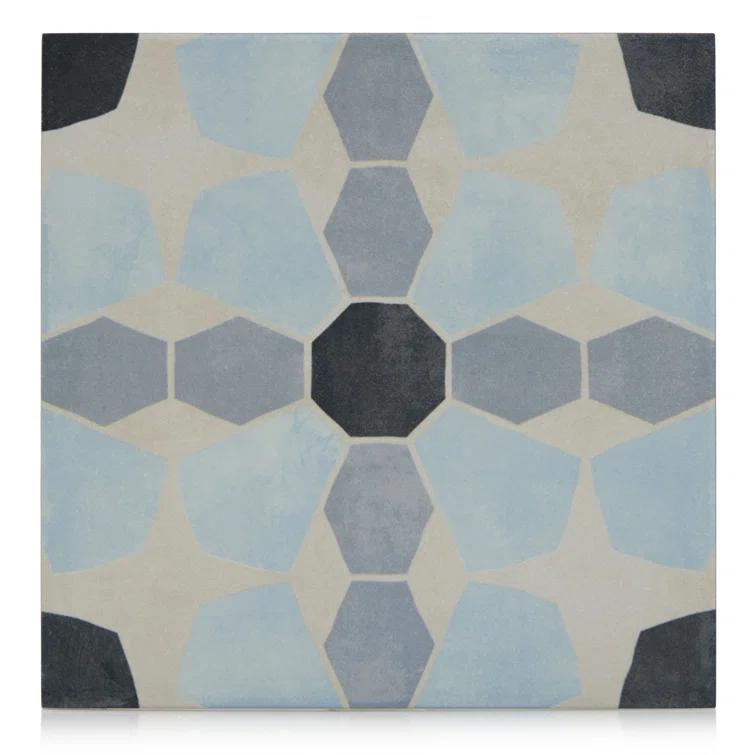 Industry Tile 8.8" x 8.8" Porcelain Patterned Wall & Floor Tile