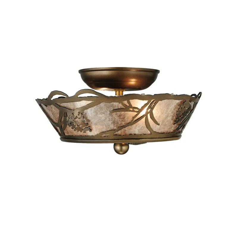 Mica Semi Flush Mount
