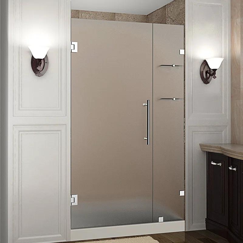 Nautis GS Hinged Frameless Shower Door