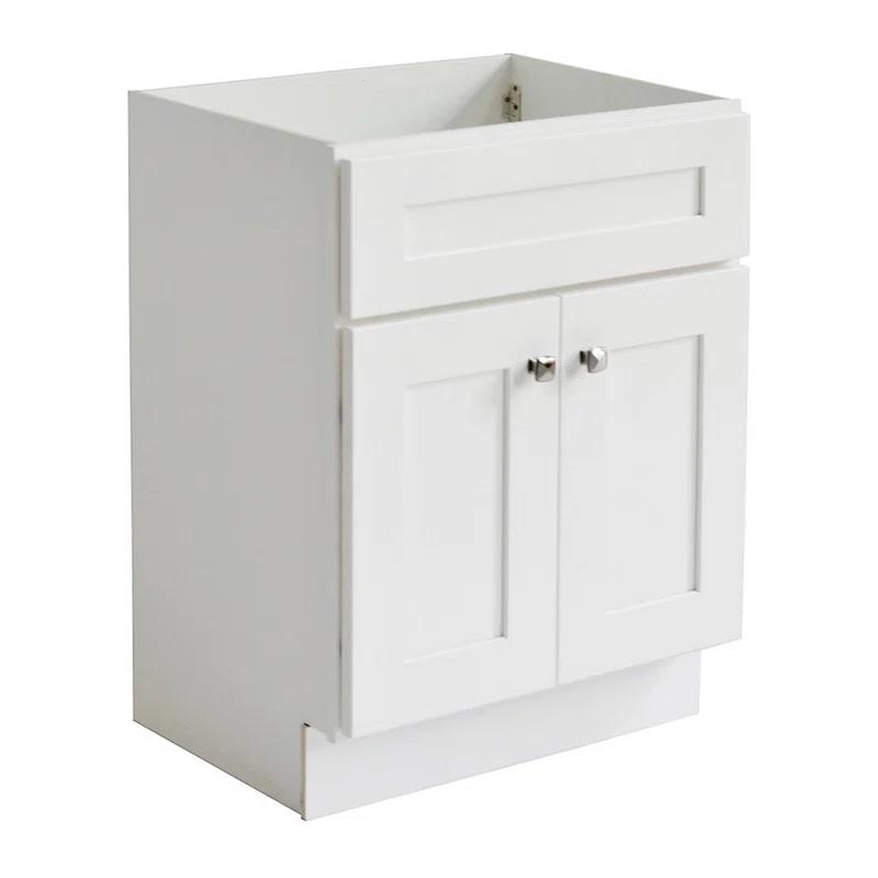 Design House Brookings 24 Inch Bathroom Vanity, Ready to Assemble, Solid Wood, Sherwin Williams – Design House, 587063
