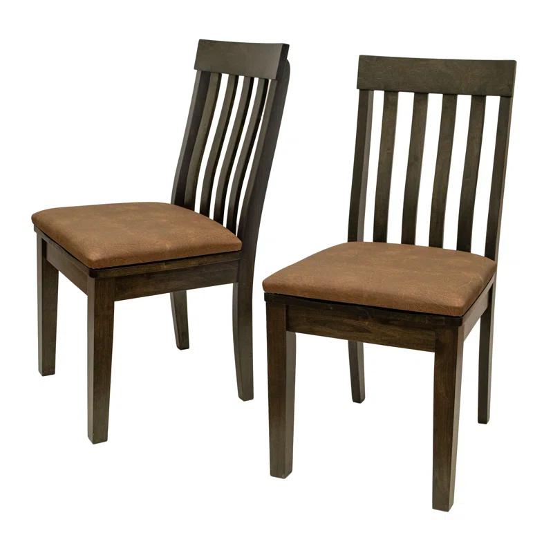 American Furniture Classics American Furniture Classics Solid Wood Mocha Finished Poker Chairs