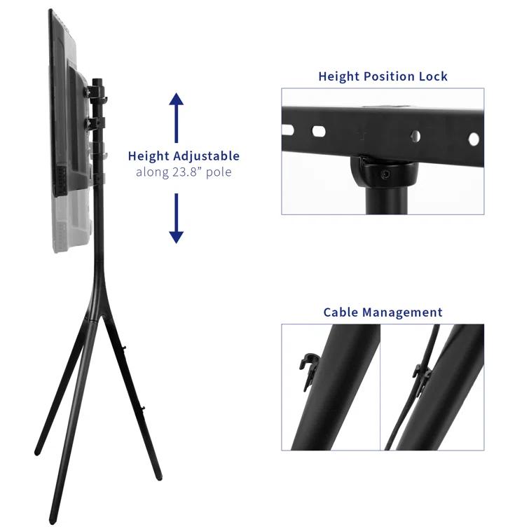 Vivo VIVO Easel Studio TV Floor Stand for 45" - 65" Screens (TV65A series)