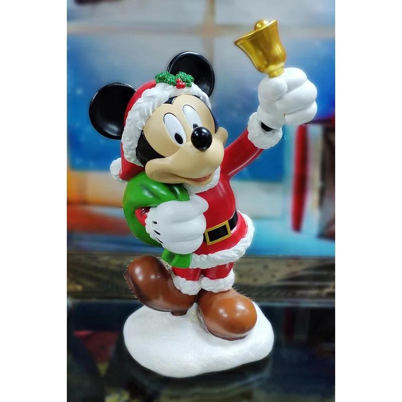 Moments in Time Moments In Time: 17.7"H Disney Mouse Holding Bell & Sack of Presents Statue