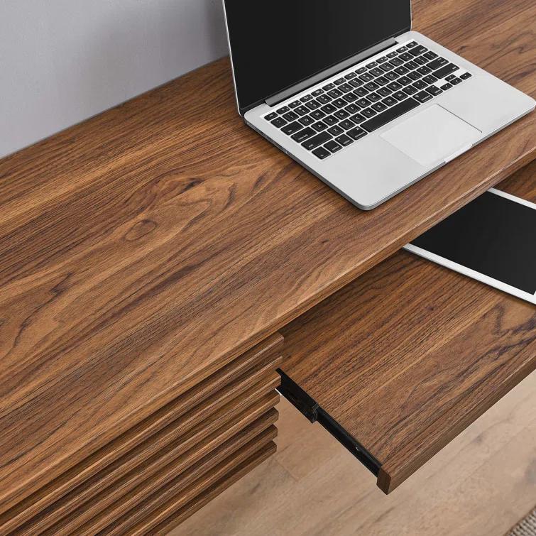 Modway Modway Render Wall Mount Wood Office Desk