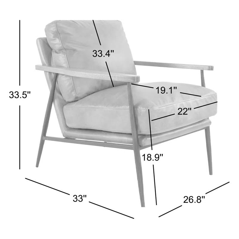 Arnold Genuine Leather Armchair