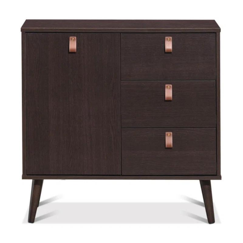 George Oliver 3-drawer Sideboard Storage Display Cabinet