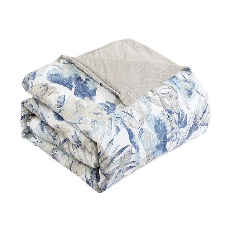 Tommy Bahama Home Tommy Bahama Raw Coast Blue Cotton Comforter Set & Reviews | Wayfair