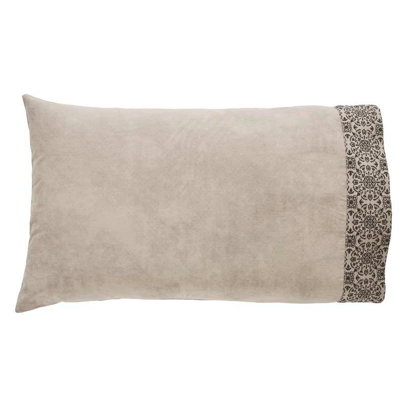 VHC Brands Custom House Cotton Blend Twill Geometric - Set of 2 (Set of 2)