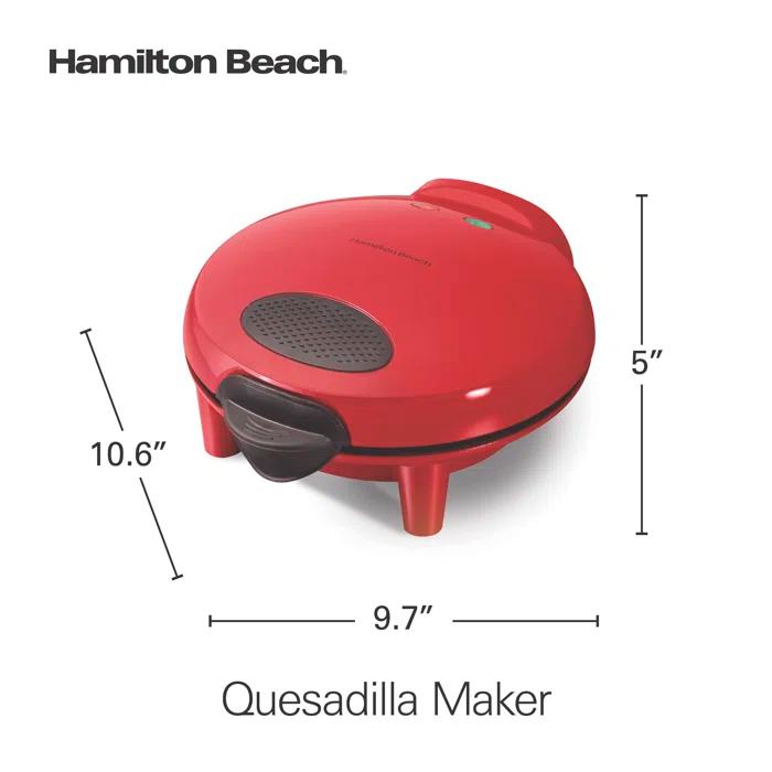 Hamilton Beach Hamilton Beach® 6-Wedge 8" Round Red Quesadilla Maker