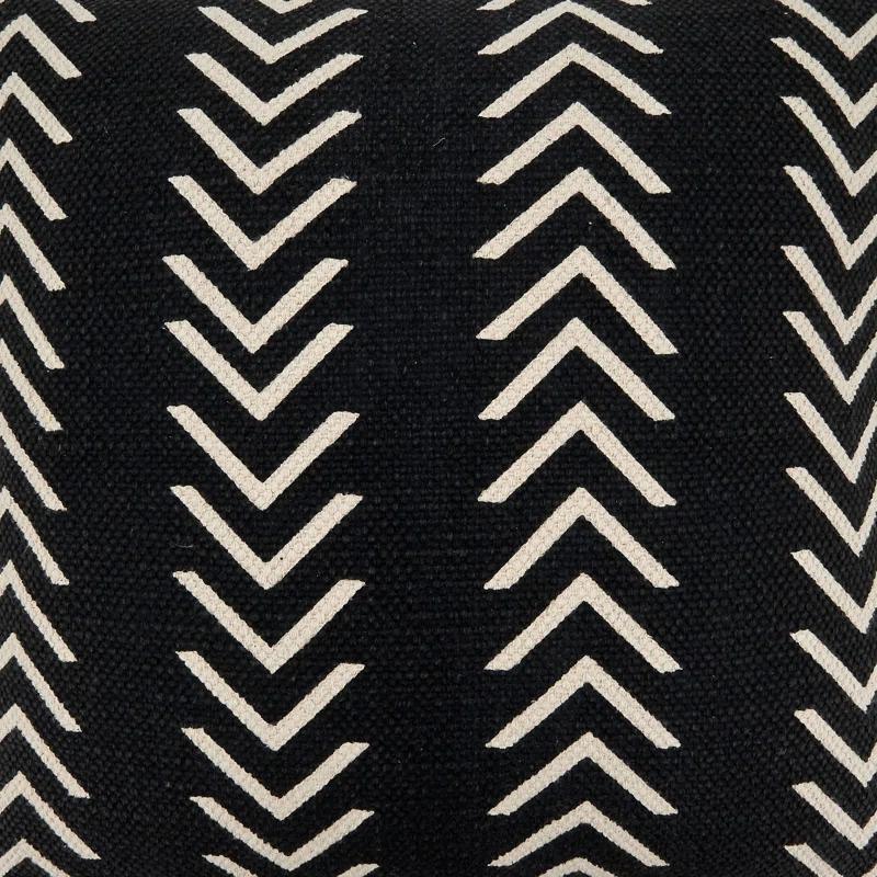 Saro Adah Collection Geometric Cotton Throw Pillow