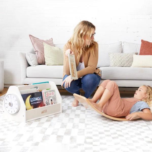 ECR4Kids ECR4Kids Double-Sided Book Caddy with Countdown Timer