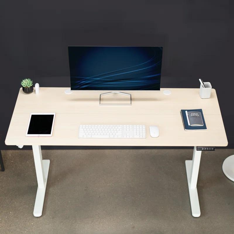 VIVO 55" x 24" Electric Sit Stand Desk, Height Adjustable Workstation (E155TB series)