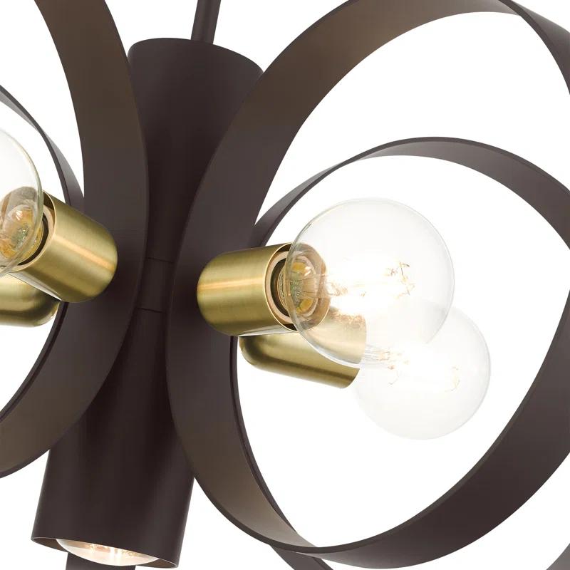 Babara 6 - Light Dimmable Geometric Chandelier