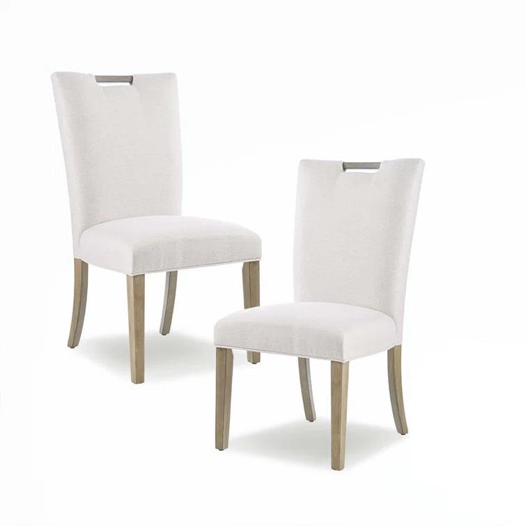 Wildon Home® Quinya 19.5'' H 100% Polyester Upholstered Side Chair (Set of 2)