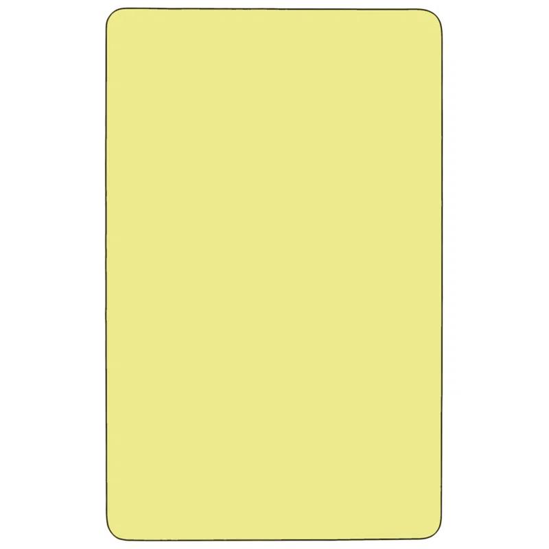 Goddard 24''W x 48''L Rectangular HP Laminate Activity Table - Adjustable Legs