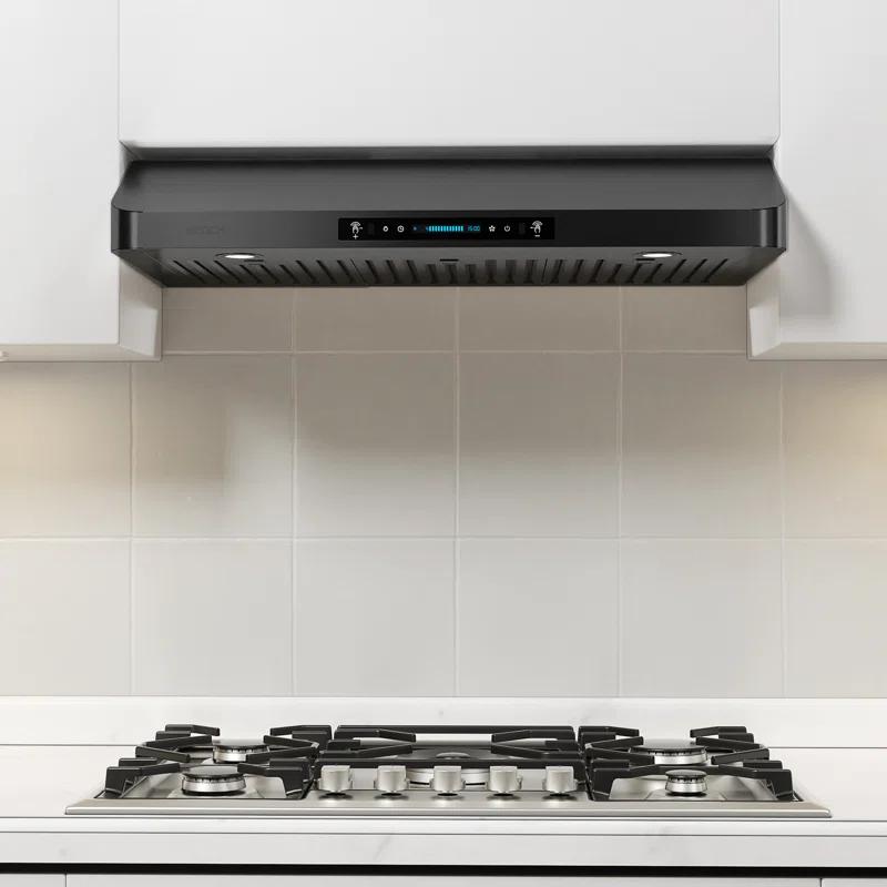 IKITCHEN VIKIO 30" 900 CFM Ducted Under Cabinet Range Hood With Intelligent Control C01-30-BSS