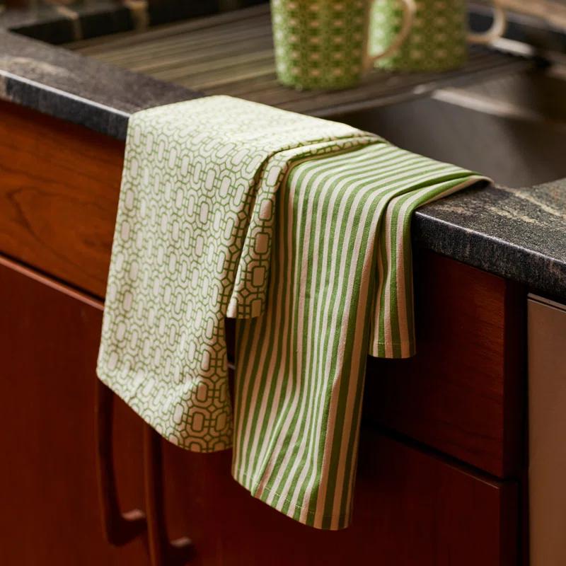 Caskata Newport Stripe Tea Towel Kitchen Towel (Set of 2)