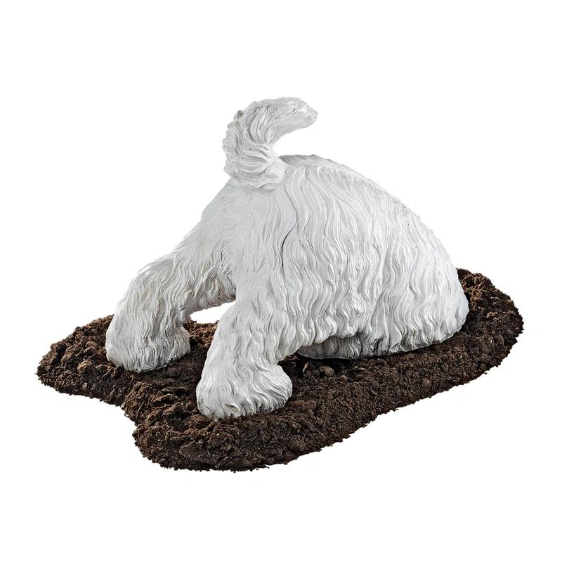 Design Toscano Highland Terrier Digging Dog Figurine