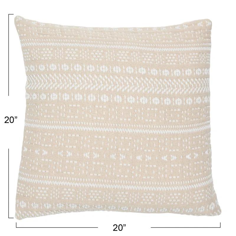 Creative Co-Op Reversible Throw Pillow