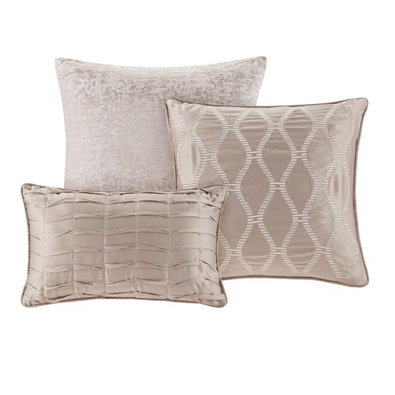 Madison Park Ava 7 Piece Chenille Jacquard Comforter Set & Reviews | Wayfair