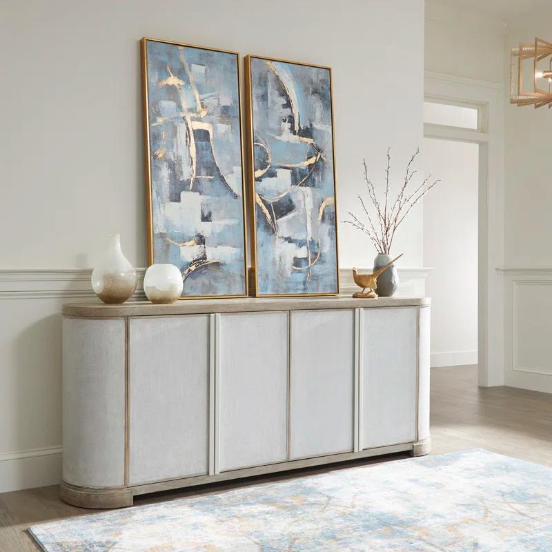 Pulaski Furniture Modern 4 Door Credenza